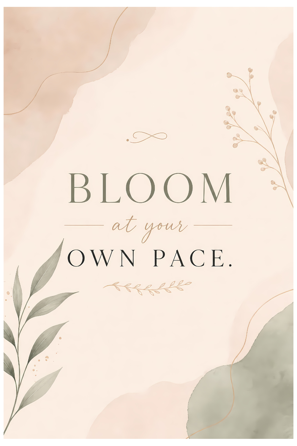minimalist printable wall art – neutral affirmation print