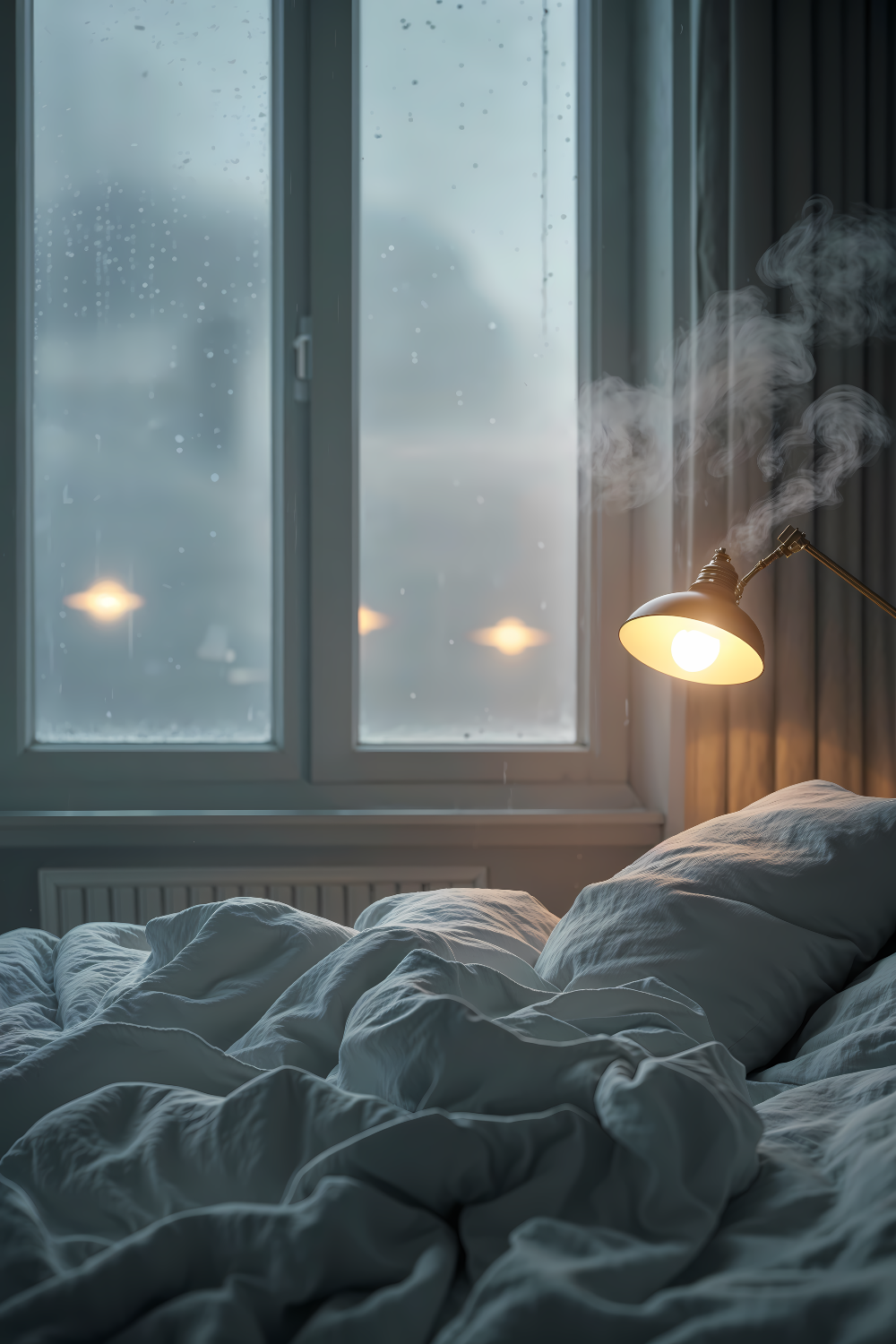 Cinematic neutral printable art – soft winter light minimalist Scandinavian wall decor