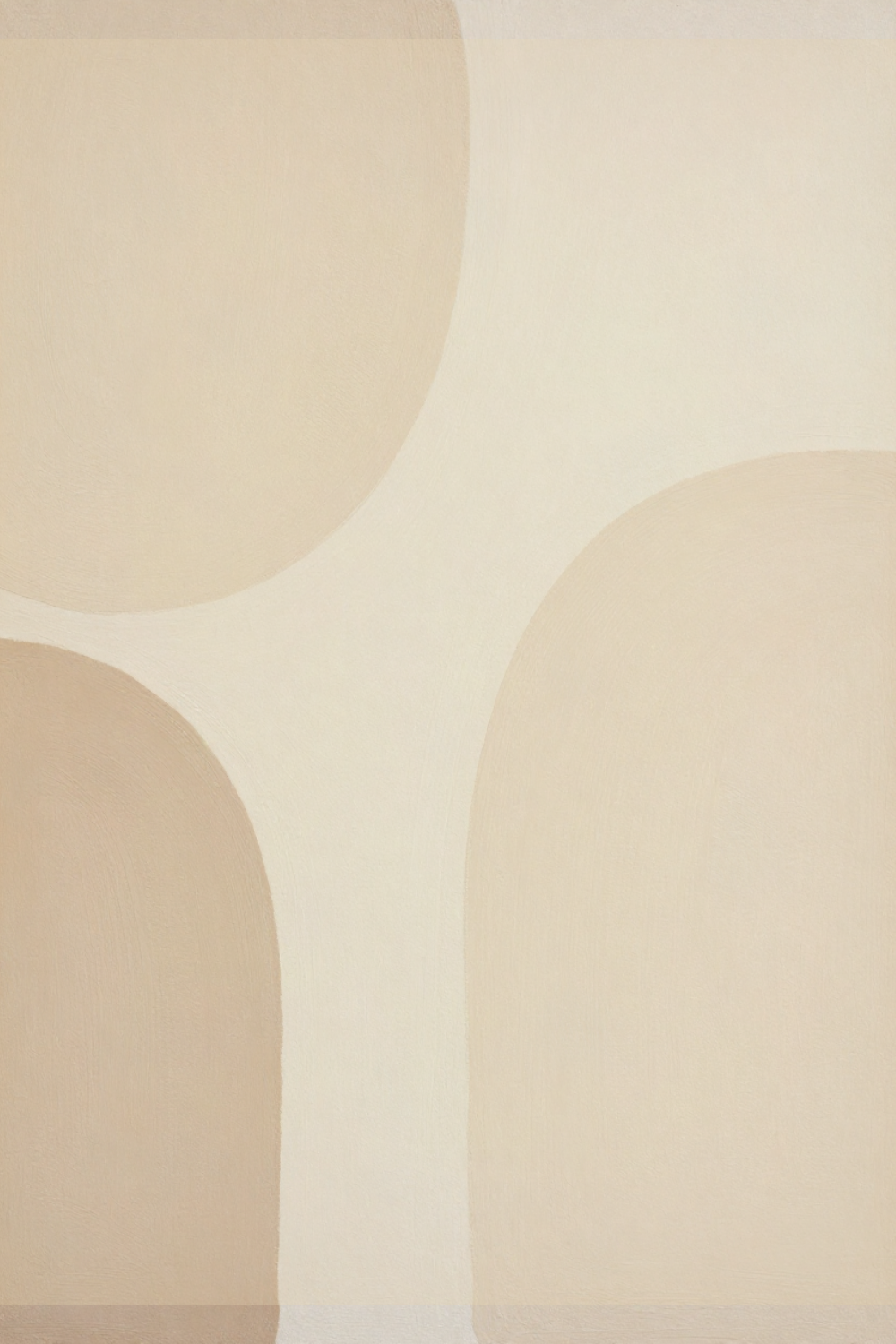 Neutral abstract arch printable wall art – beige Scandinavian minimalist digital print